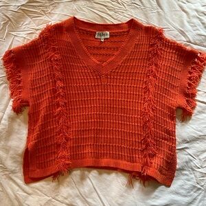 The Greii short-sleeved crop sweater